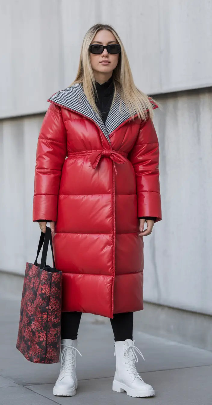 Early Outfits for Winter 2025 Bold Red Confidence