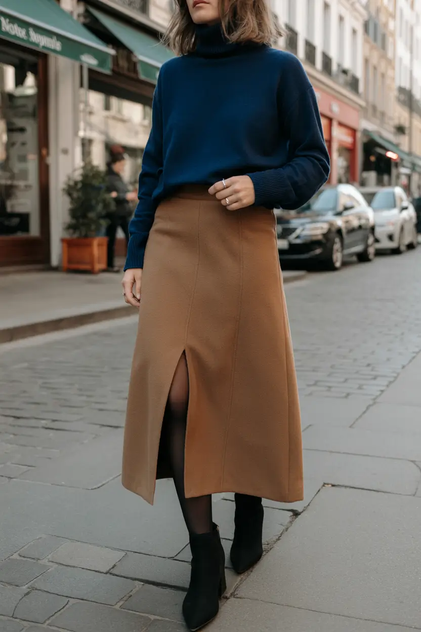Fall outfits ideas for October 2025 Minimalist Contrast
