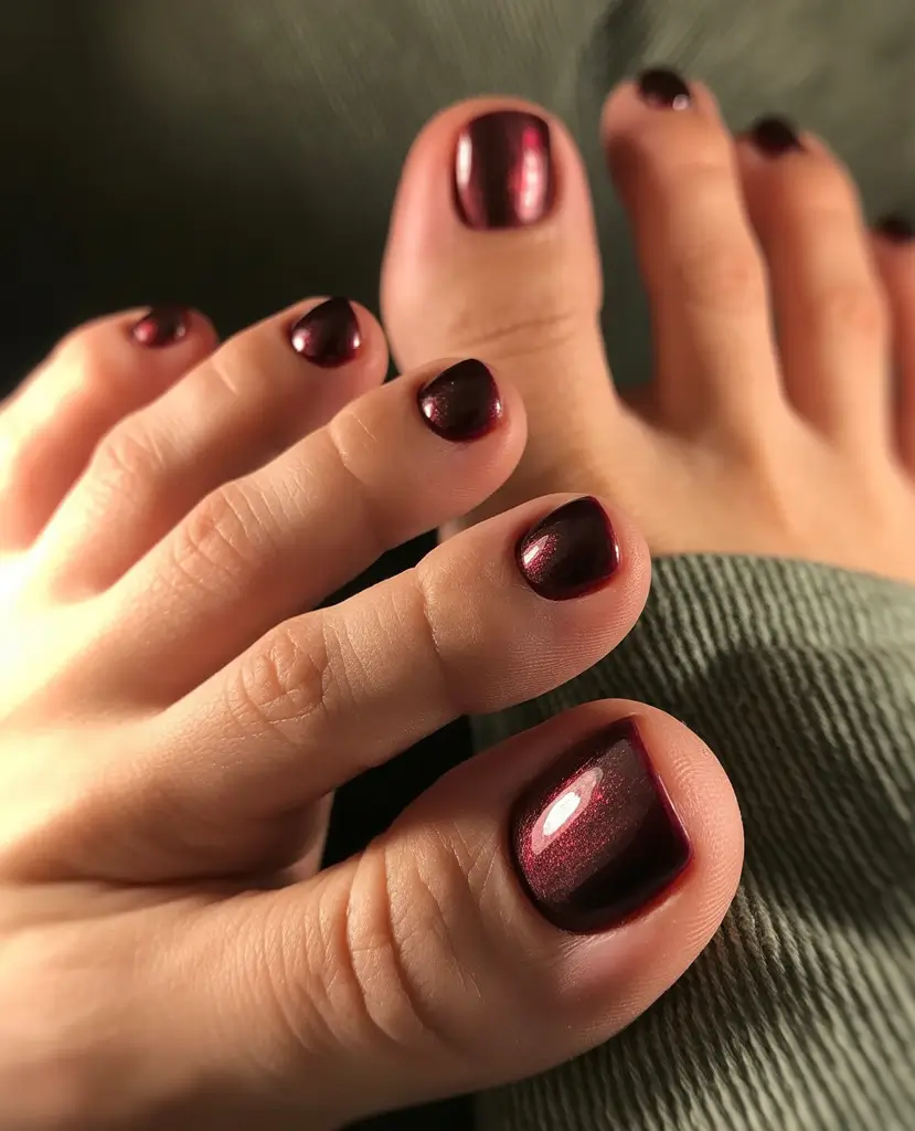 Fall colors Wine-Red Metallic