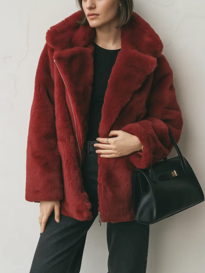 Fashion Inspo for Winter 2025-2026 Outfits Wine Red Sophistication