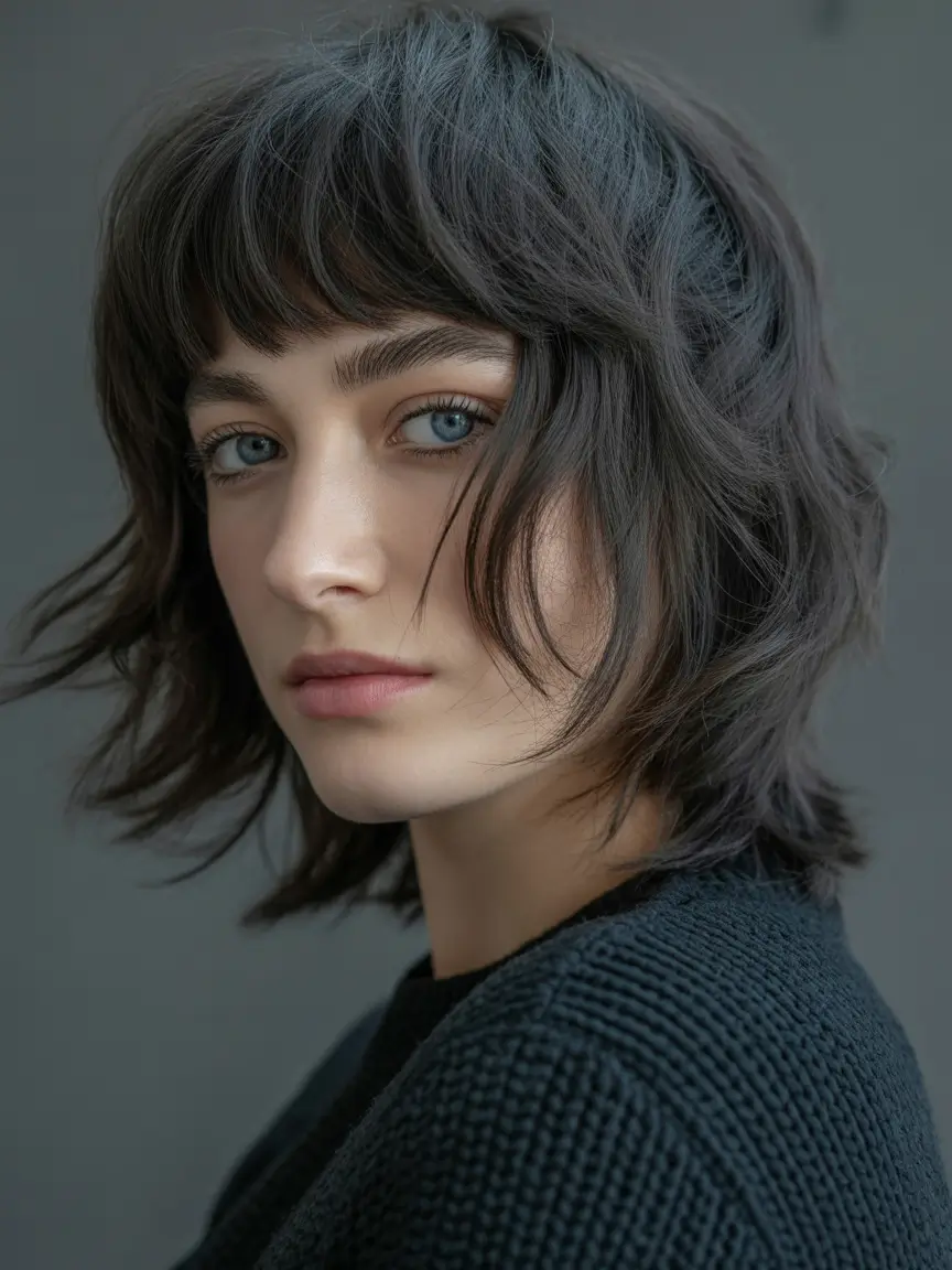 Modern Shag with Fringe Haircuts to Try in October 2025