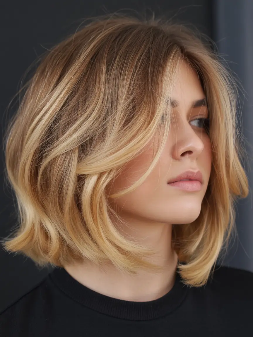 Short French bob Soft Blonde French Bob
