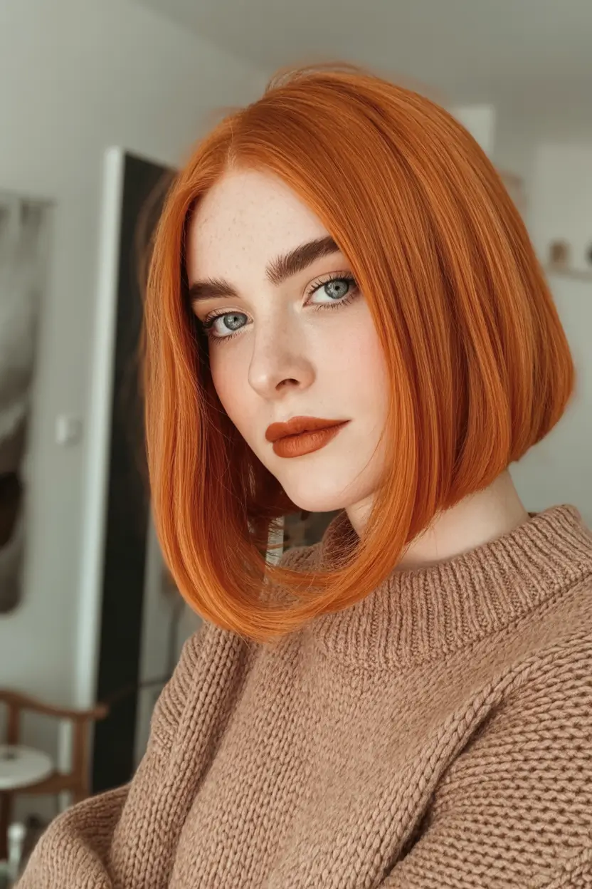 Sleek Copper Bob Haircuts to Try in October 2025