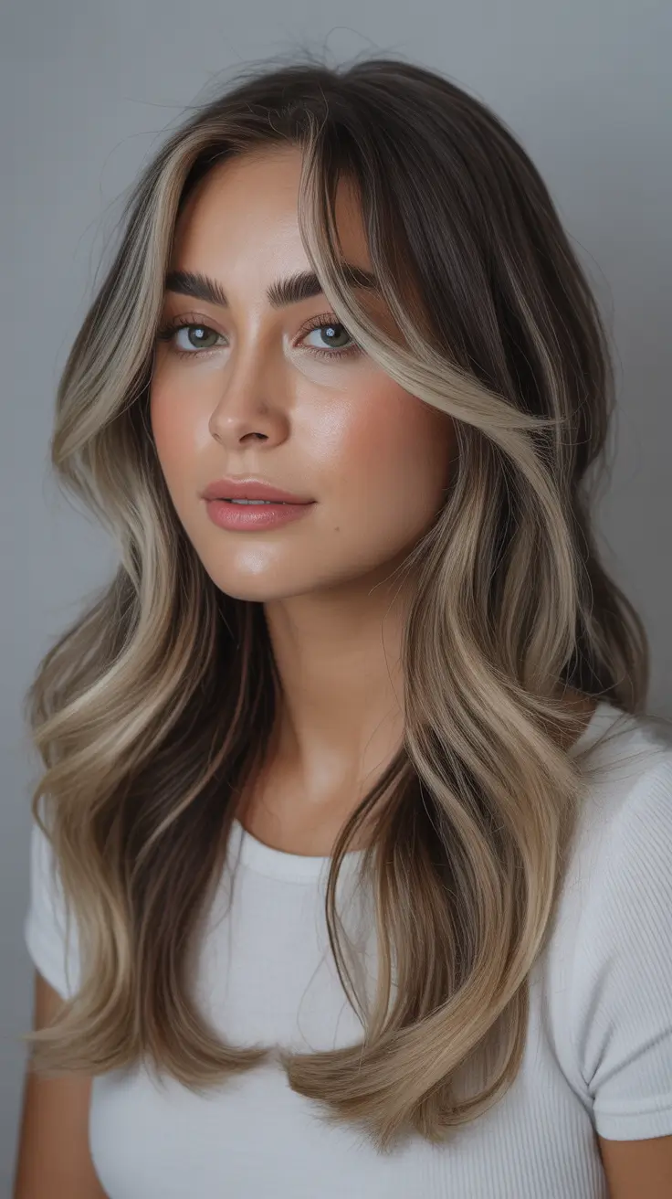 Modern Hair Color Ideas Winter 2025–2026 Soft Blonde Balayage with Face-Framing Money Piece