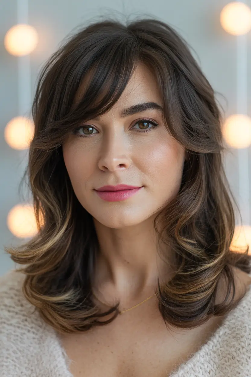 Modern Hair Color Ideas Winter 2025–2026 Lavender and Rose Gradient Waves