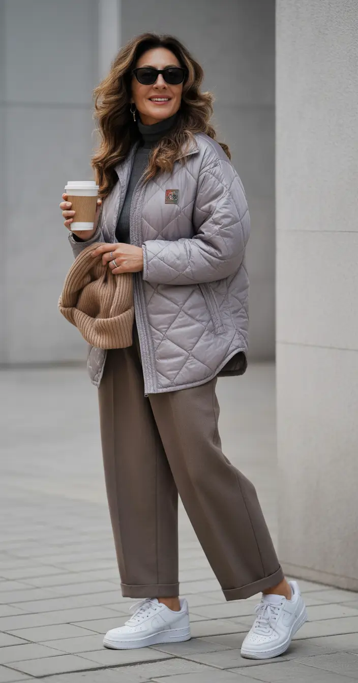 Modern Winter Outfits 2025/2026 for 60 Women Effortless Quilted Comfort