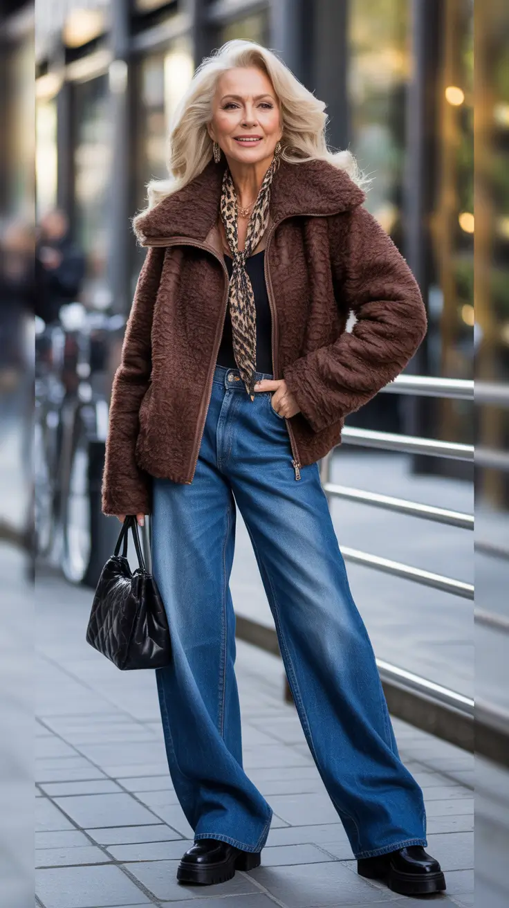 Modern Winter Outfits 2025/2026 for 60 Women Animal Print Accent