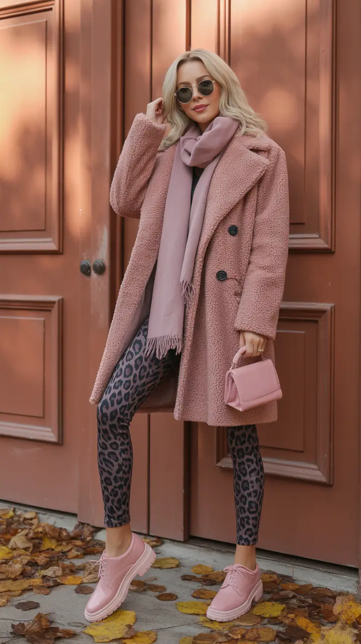 November 2025 Trending Outfits Ideas Playful Pink with Prints