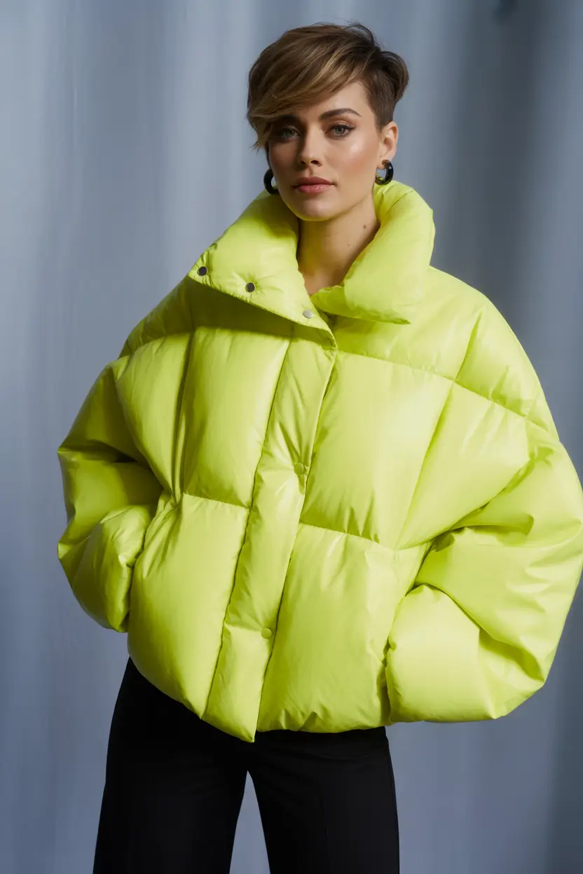 November 2025 Trending Outfits Ideas Neon Glow for Cold Days