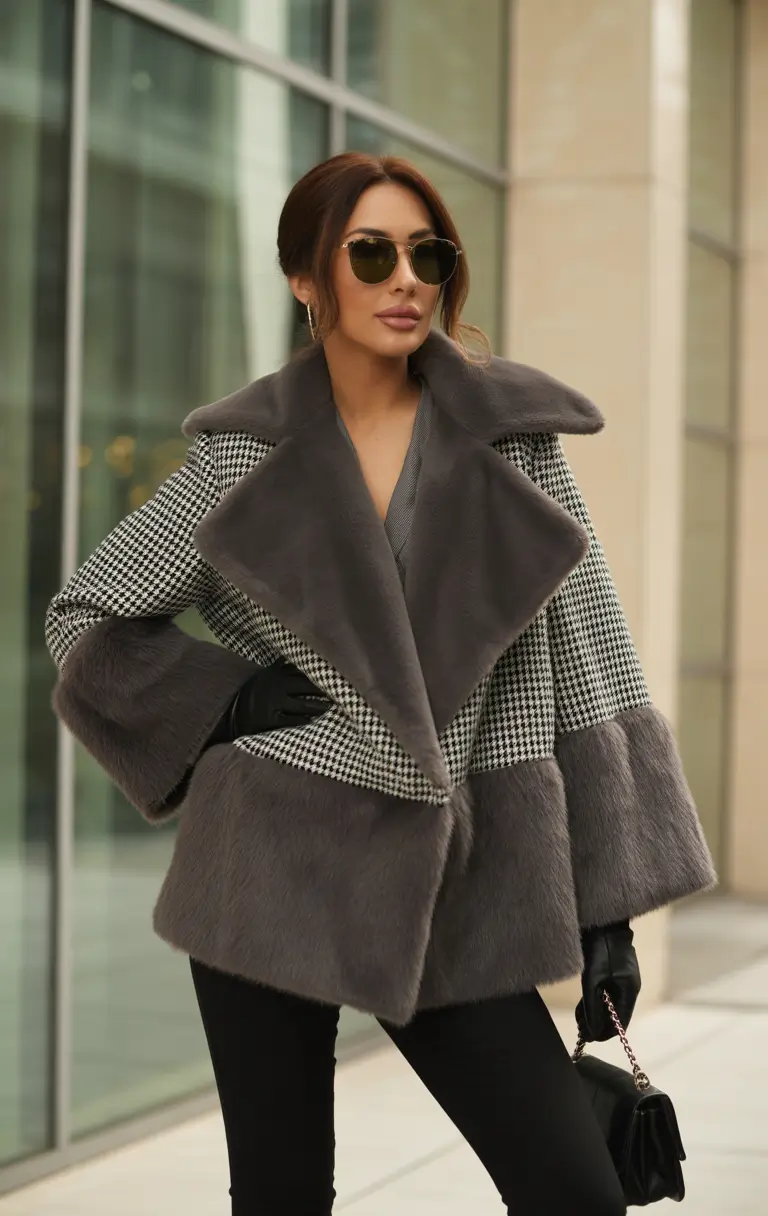 November 2025 Trending Outfits Ideas Monochrome Power with Texture