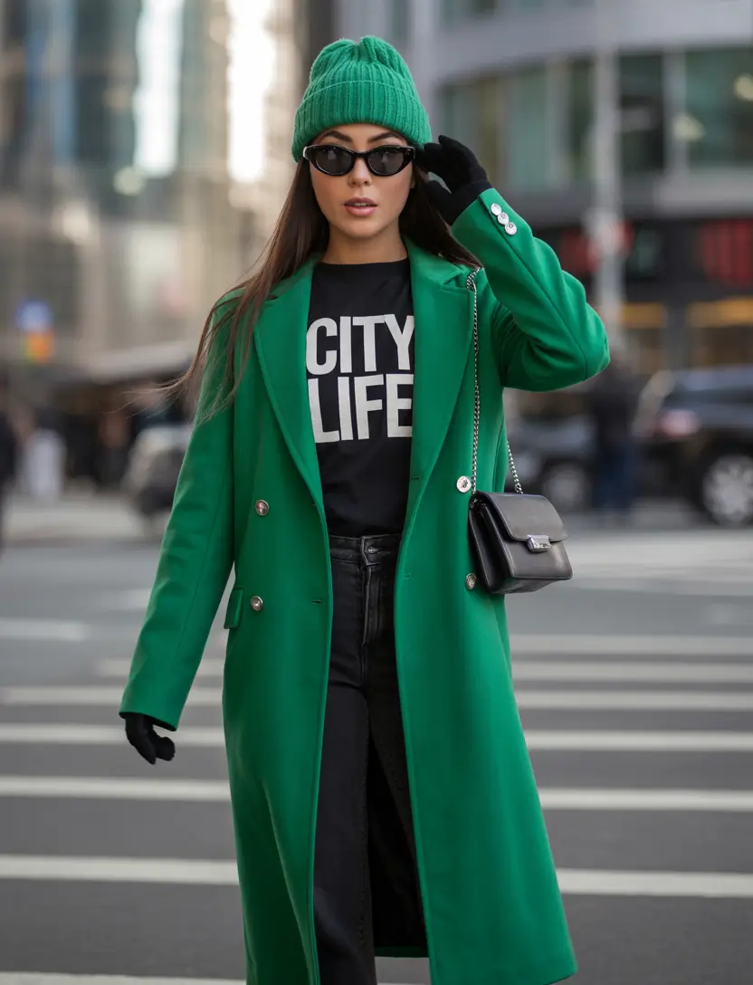 November 2025 Trending Outfits Ideas Green Energy Street Chic