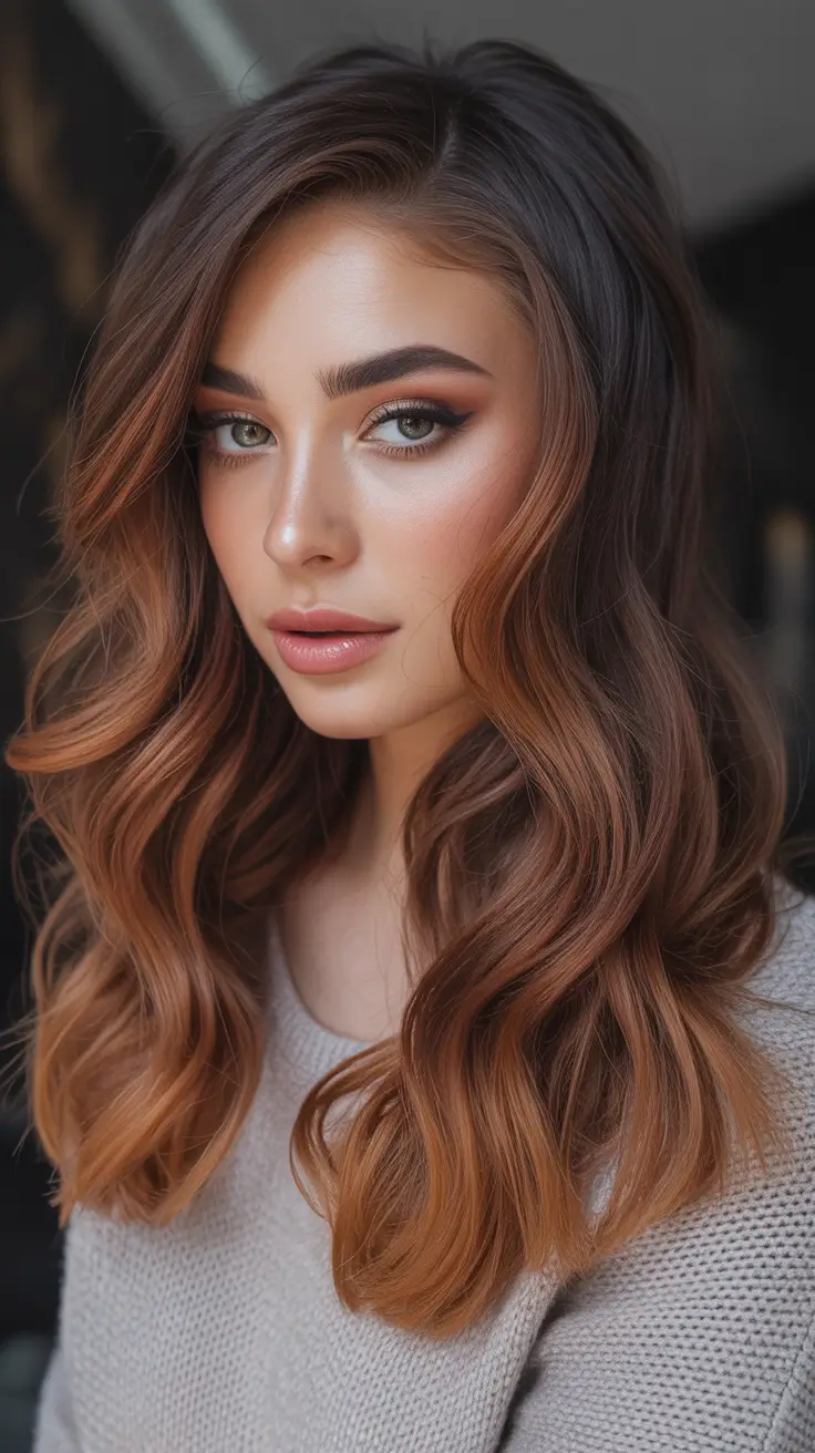 October 2025 Hair Color Trends Caramel Balayage Elegance