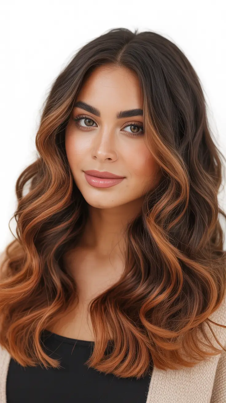 October 2025 Hair Color Trends Caramel Balayage