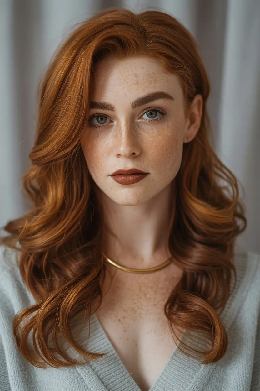 October 2025 Hair Color Trends Classic Auburn