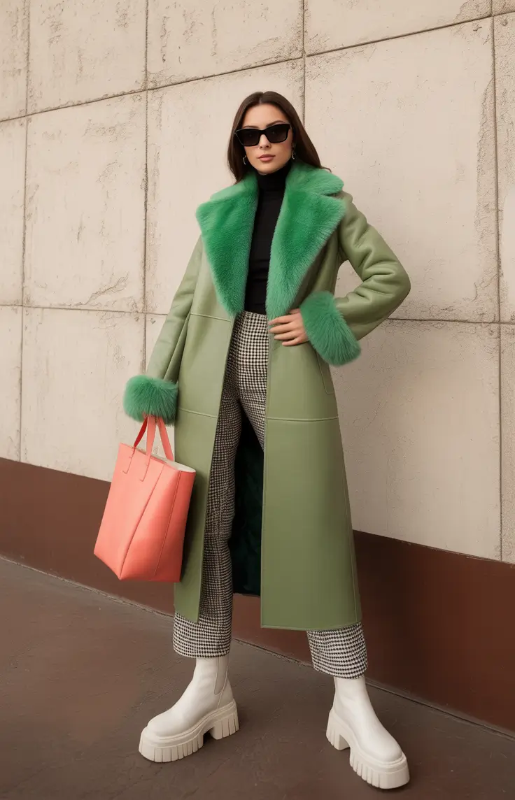 Outfits Aesthetic Winter 2025 2026 Structured Green Sophistication