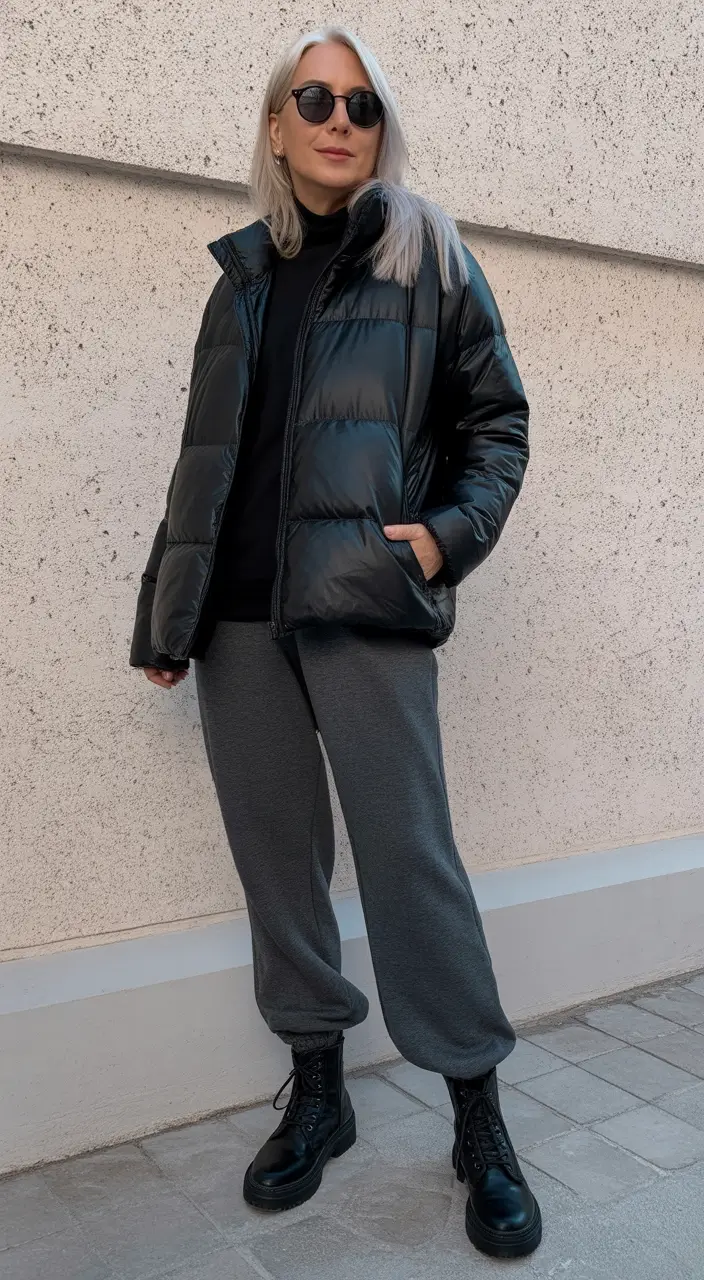 Outfits for Women Over 50 Winter 2025 2026 Relaxed Charcoal Comfort