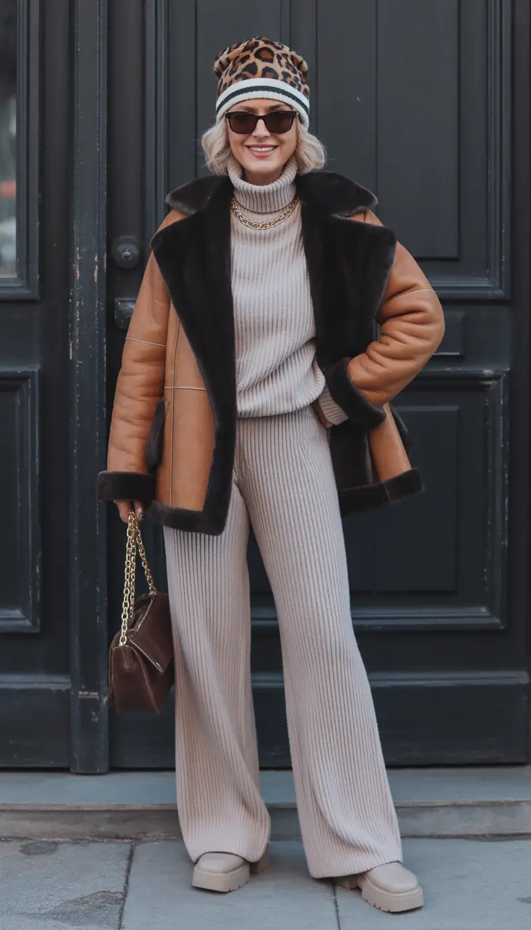 Outfits for Women Over 50 Winter 2025 2026 Minimalist Black and Gray