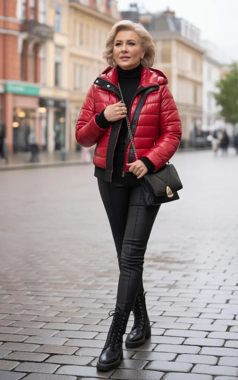 Outfits for Women Over 50 Winter 2025 2026 Bold Quilted Comfort