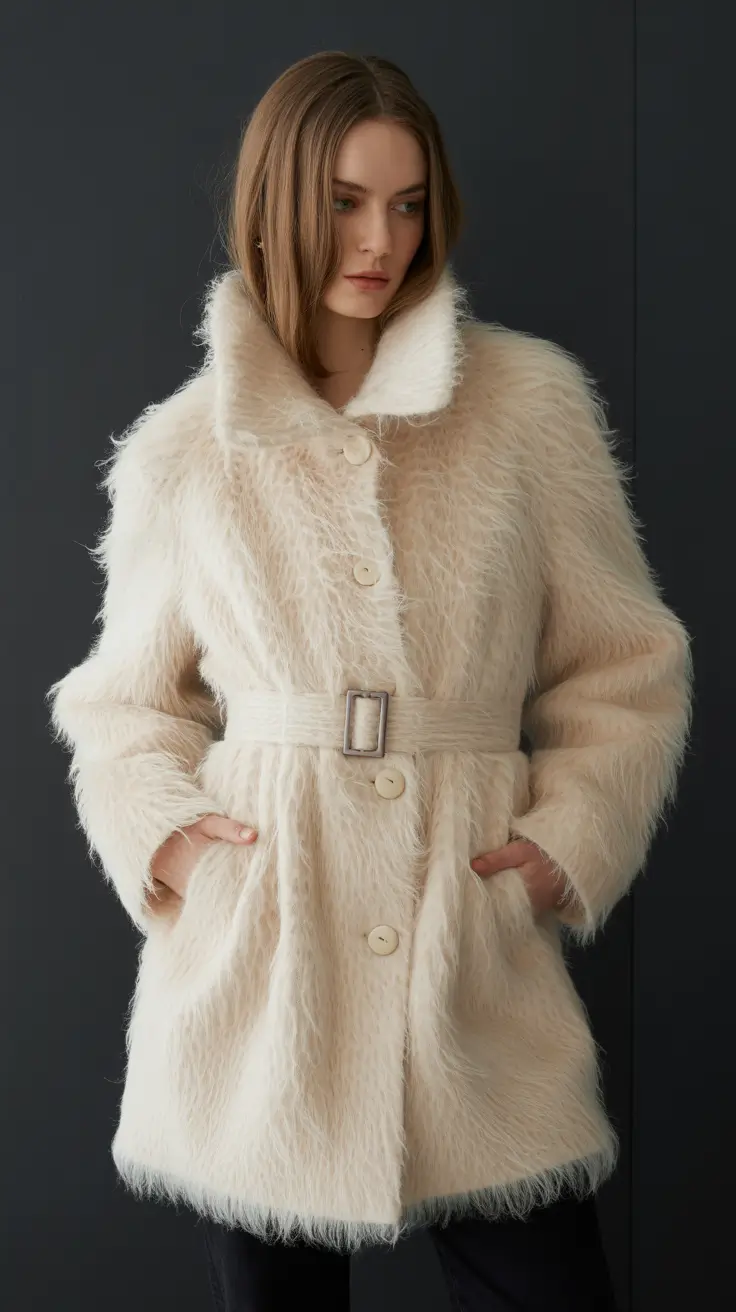 Stylish Classy Winter Outfit Ideas 2025–2026 Feathered Cream Luxury