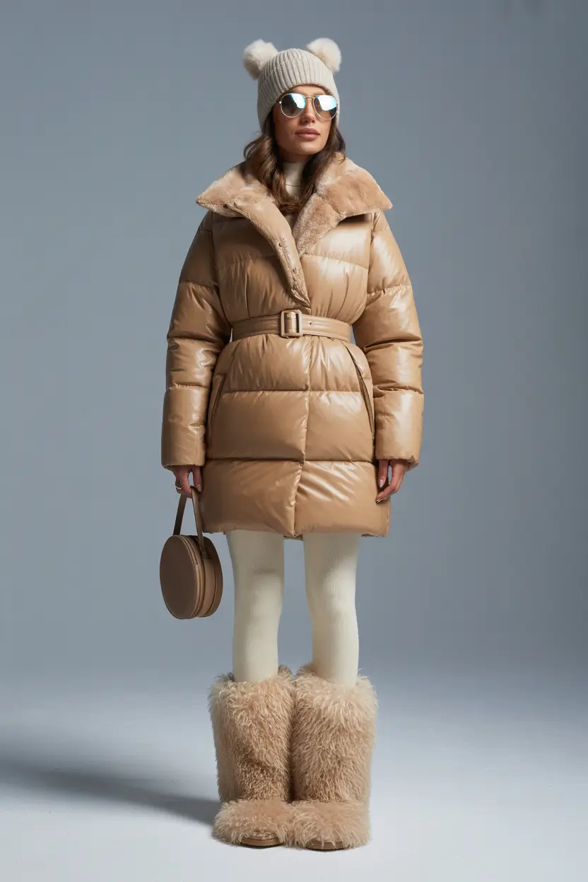 Stylish Classy Winter Outfit Ideas 2025–2026 Teddy Luxe with Playful Charm