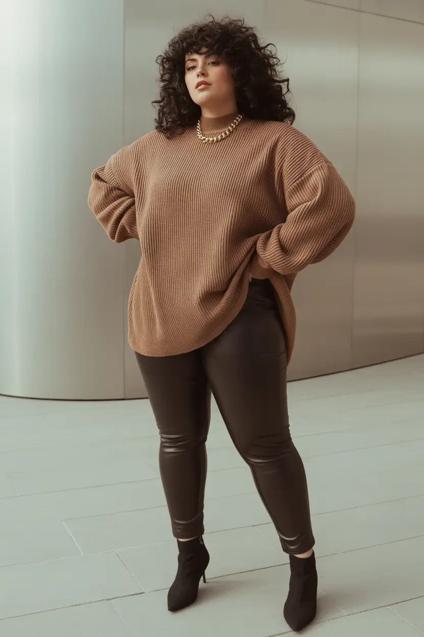 Stylish Plus Size Outfits Winter 2025–2026 Oversized Comfort