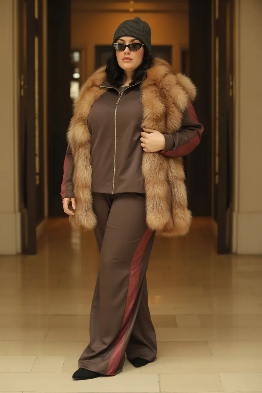 Stylish Plus Size Outfits Winter 2025–2026 Sporty Luxe Energy