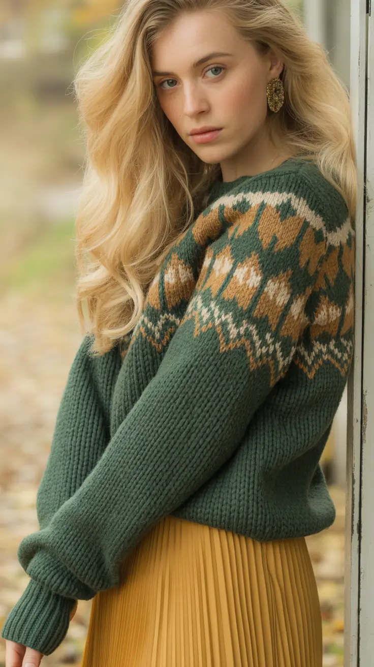 Stylish Winter Outfit Inspo 2025–2026 Cozy Nordic-Inspired Knit