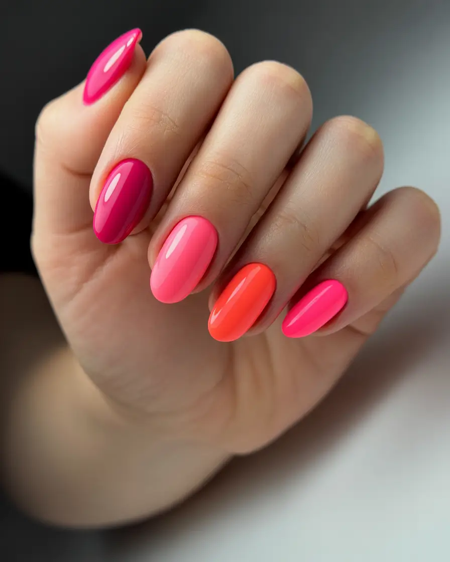 Trendy Fall & Winter Nail Colors 2025–2026 Berry Sunset Blend