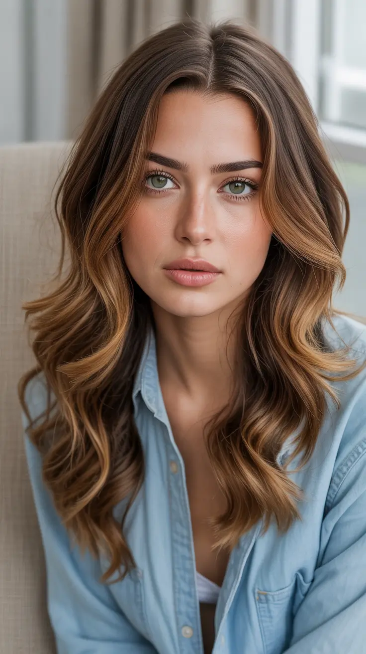 Trendy Winter Auburn Hair Colors 2025 2026 Subtle Auburn Balayage