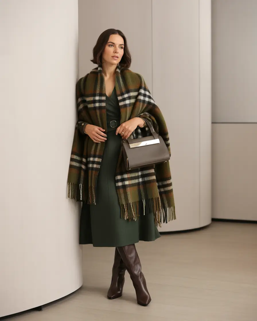 Winter 2025 Trendy Outfit Inspiration Plaid Elegance