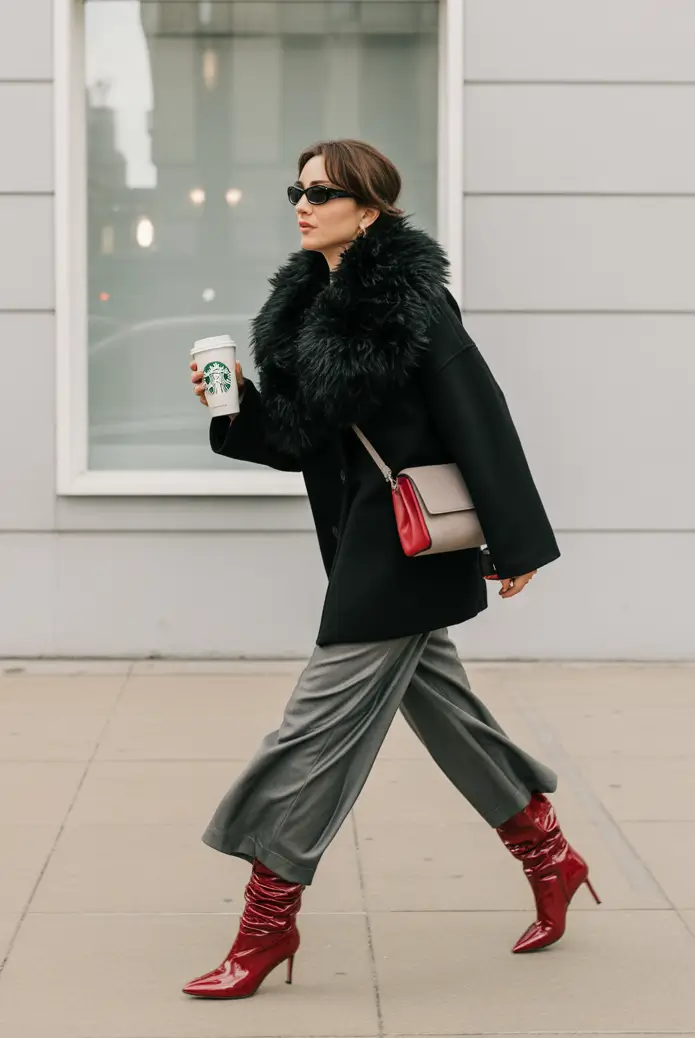 Winter 2025 Trendy Outfit Inspiration City Glam with a Twist