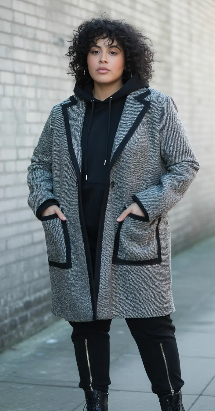 Winter Curvy Outfit Ideas 2025-2026 Urban Edge With Tailored Flair