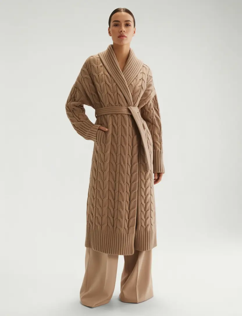 Winter Fashion Outfits Ideas 2025 – 2026 Cozy Camel Knit