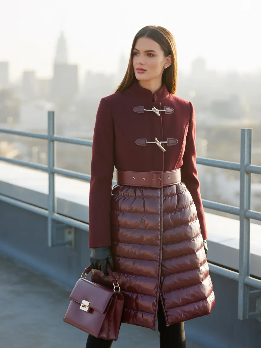 Winter Fashion Outfits Ideas 2025 – 2026 Burgundy Sophistication