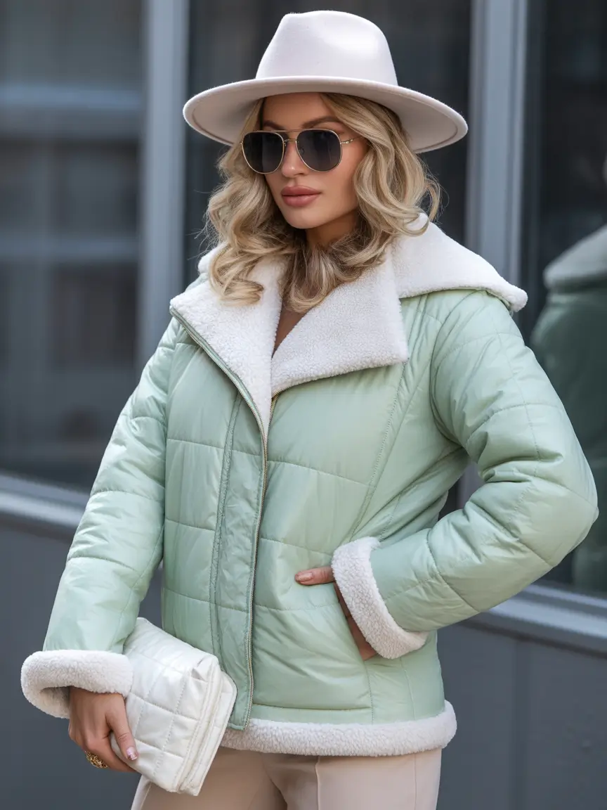 Winter Fashion Outfits Ideas 2025 – 2026 Mint Green Freshness