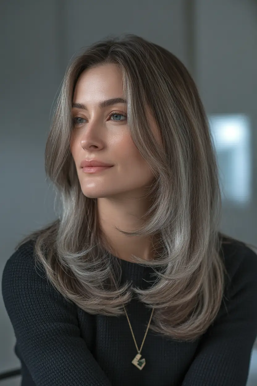 Winter Hair Colors 2025–2026 Ash Brunette Frosty Tones