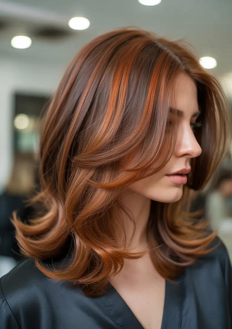 Winter Hair Colors 2025–2026 Dark Chocolate Auburn Bob