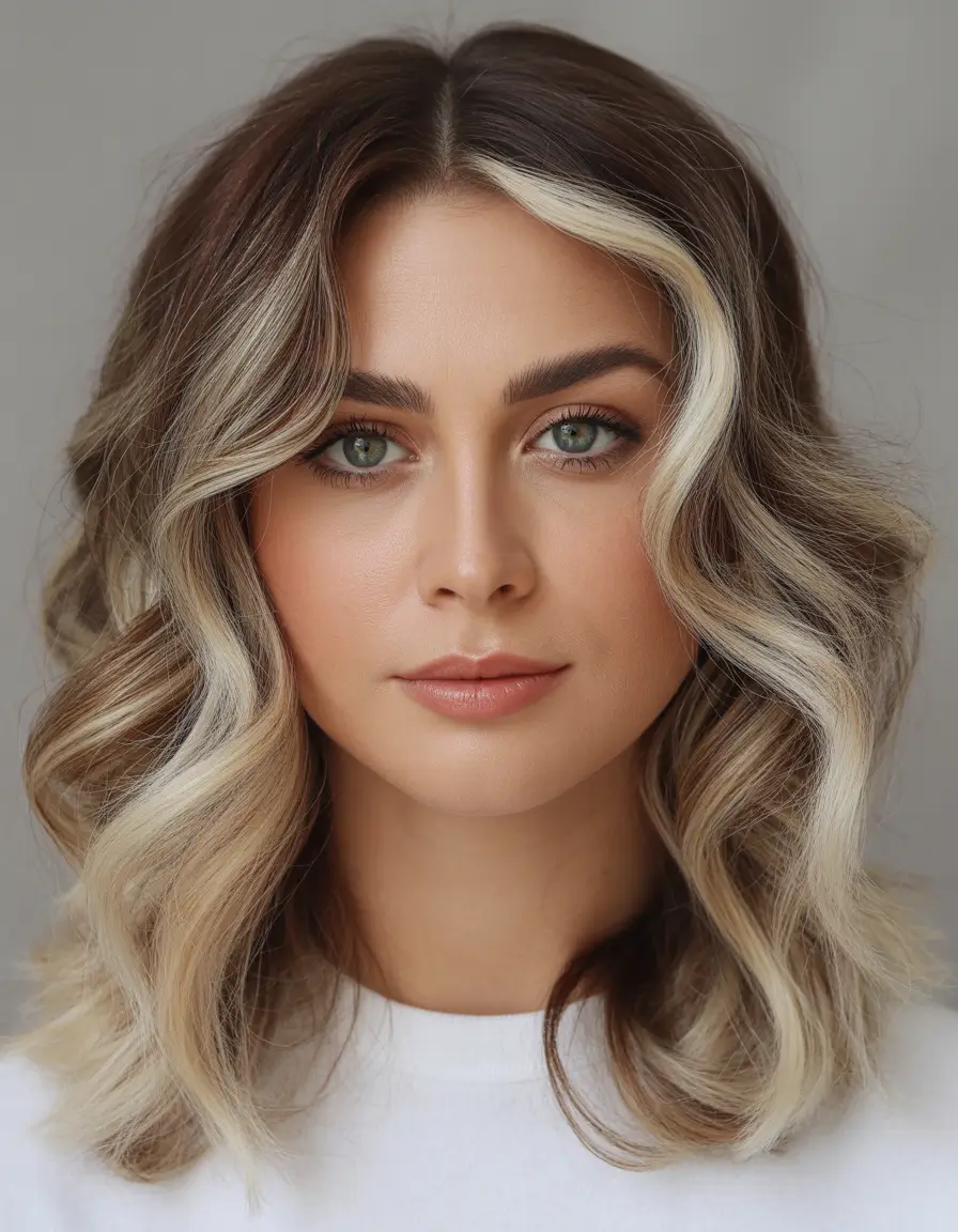 winter hair colors for blondes ideas 2025 2026 Chunky Face-Framing Highlights