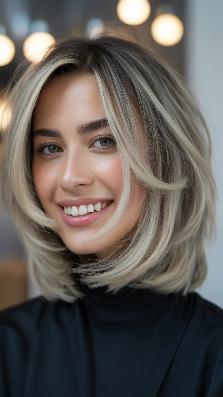 winter hair colors for blondes ideas 2025 2026 Playful Short Blonde Bob