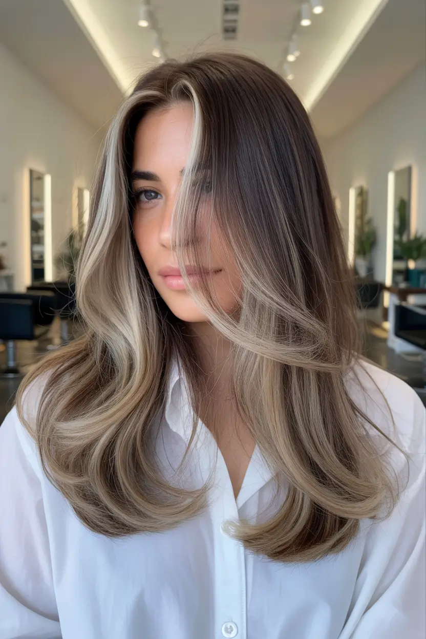 winter hair colors for blondes ideas 2025 2026 Face-Framing Blonde Highlights with Depth