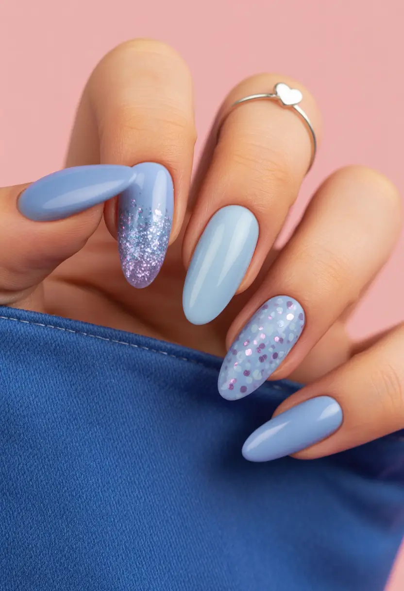 Almond Nail Trends Winter 2025–2026 Blueberry Frost