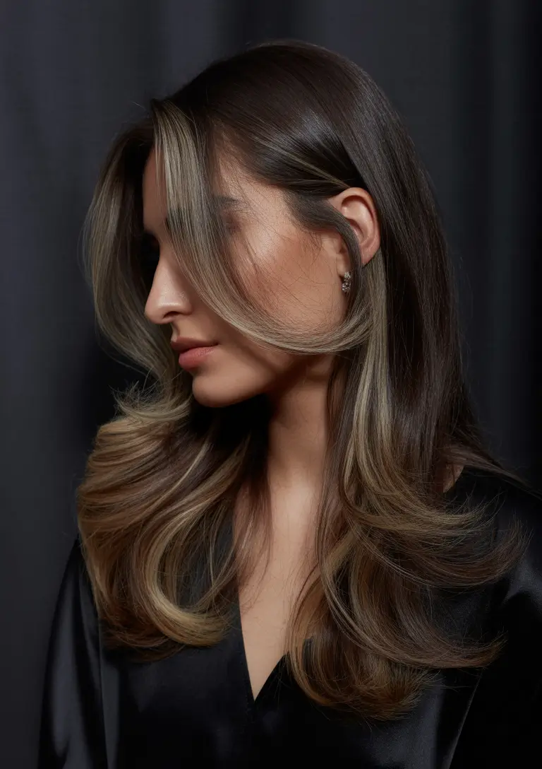 Balayage Hair Color for Winter 2025–2026 Golden Brunette Layers