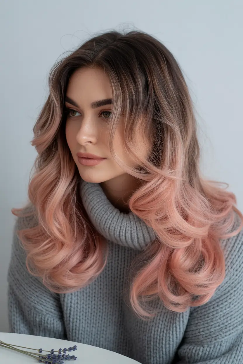 Balayage Hair Color for Winter 2025–2026 Rosewood Elegance