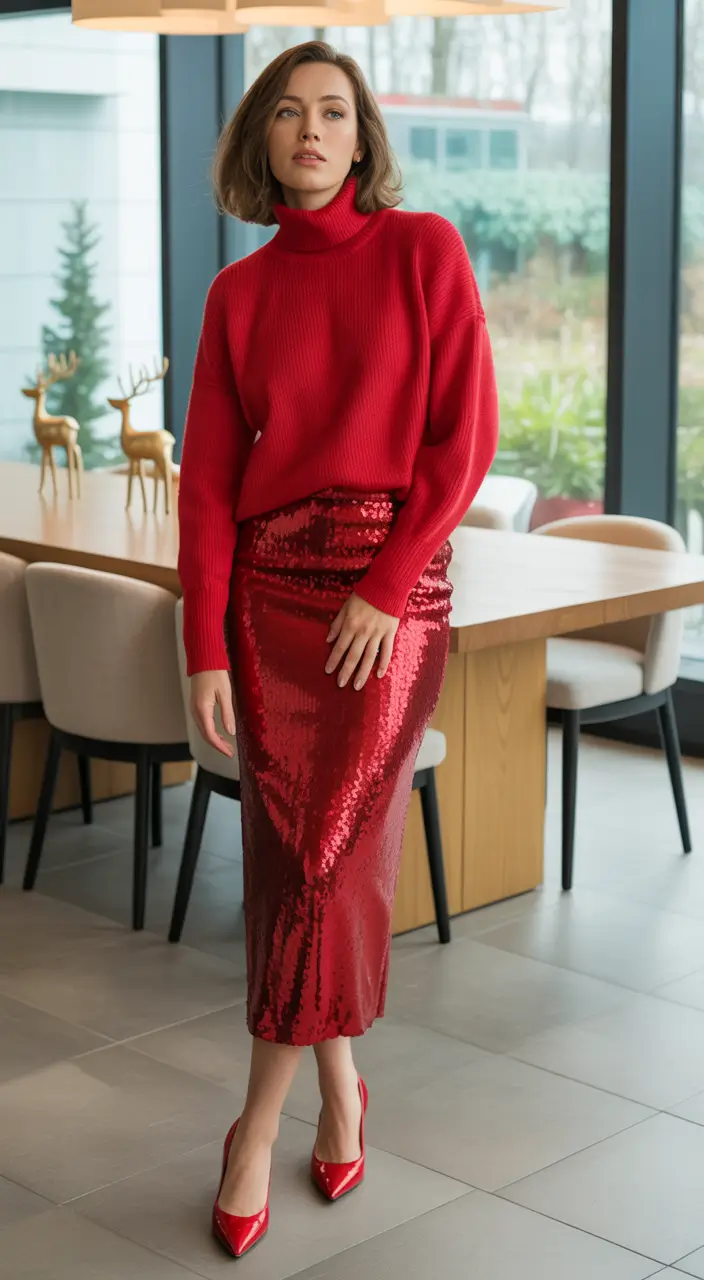 Best Christmas Outfit 2025 Red Velvet Spark