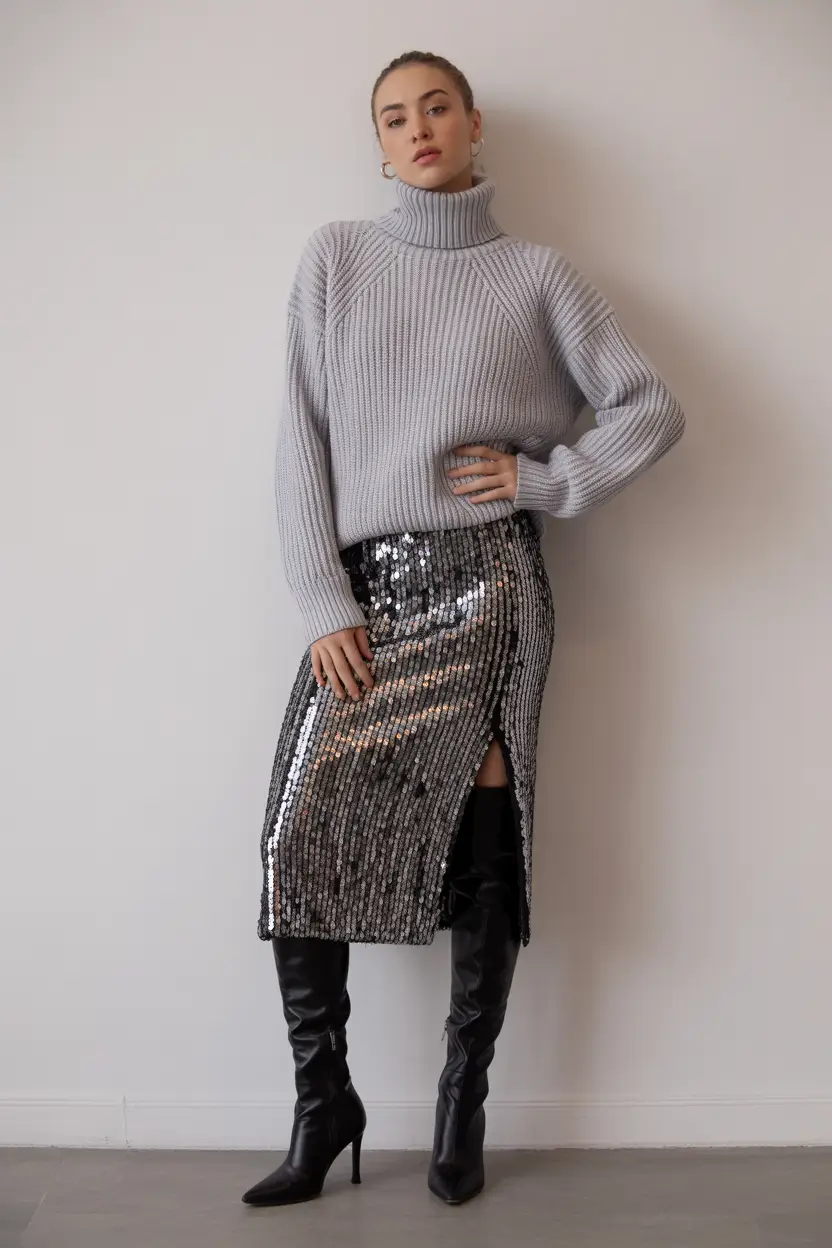 Best Christmas Outfit 2025 Silver Glow