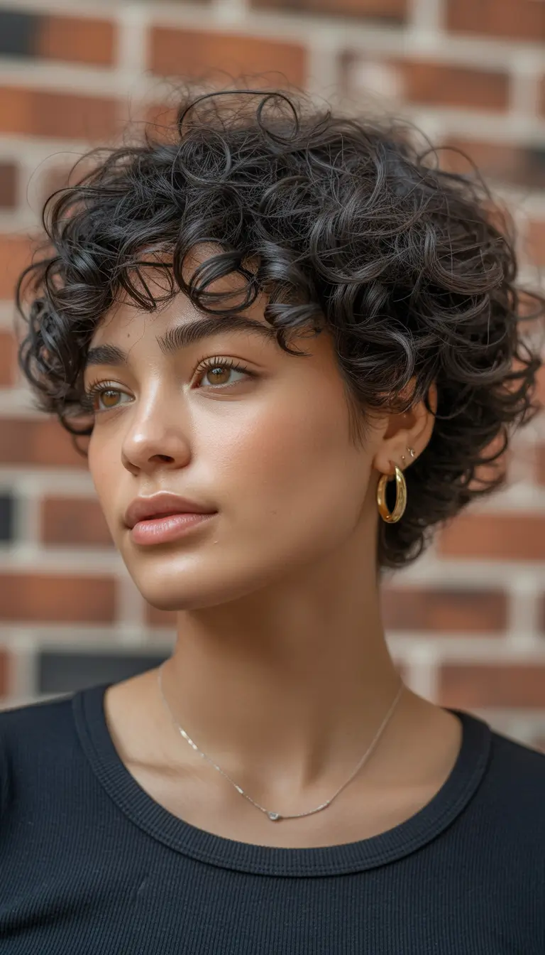 Chic Pixie Haircuts Winter 2025–2026 Inspiration Curly Pixie Revival