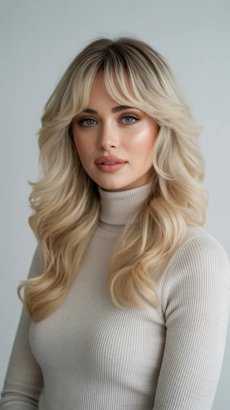Cute Hairstyles for Winter 2025 2026 Feathered Layers with Bangs