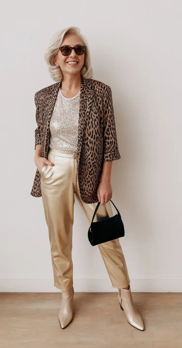 Fashion Christmas Party Outfit 2025 Golden Age Chic