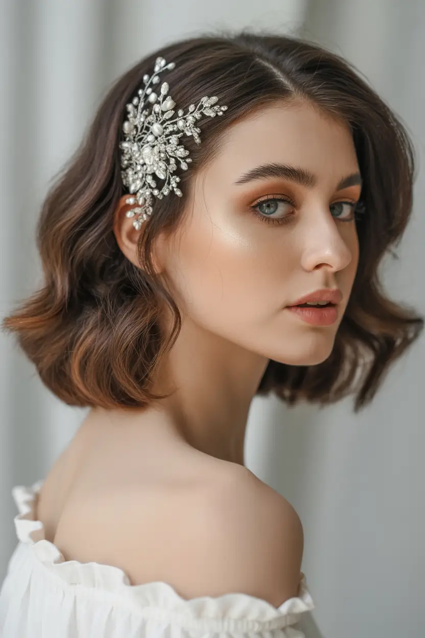 Formal Hairstyles Winter 2025–2026 Short Hair Crystal Accent