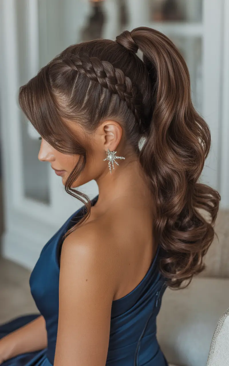 Formal Hairstyles Winter 2025–2026 Braided Ponytail Glam